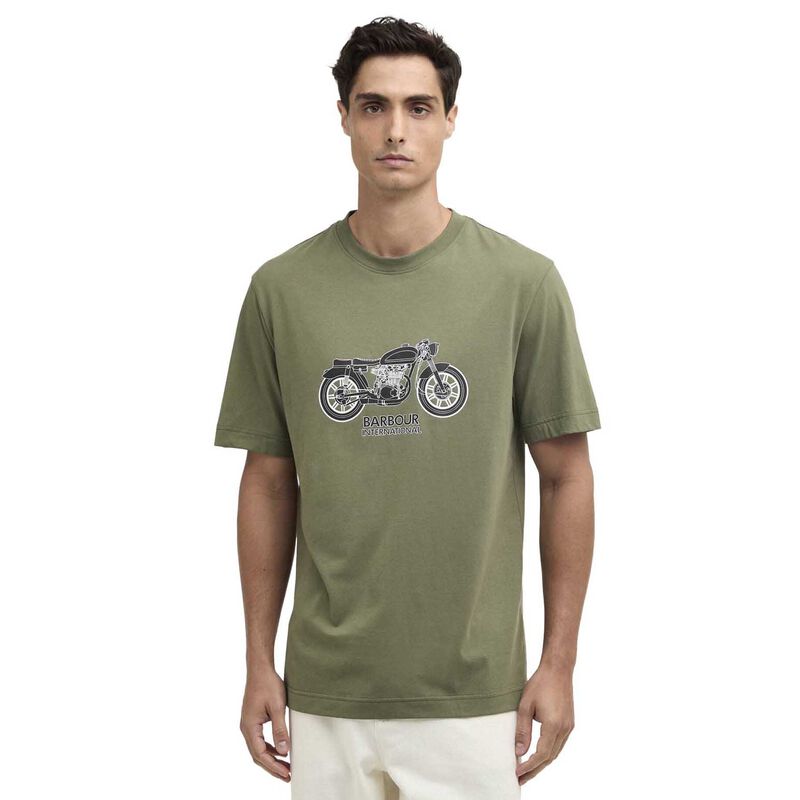 Barbour International Piston Graphic T-Shirt image number 0